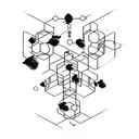 cannabis thc molecule tattoo design idea