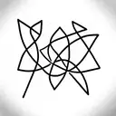 Lines tattoo design idea