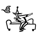 speedy gonzales in a sofa with two pistols tattoo design idea