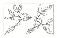 laurel on the collarbone tattoo design idea