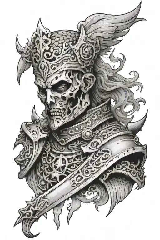 Leper King tattoo design idea
