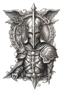 Templar tattoo design idea