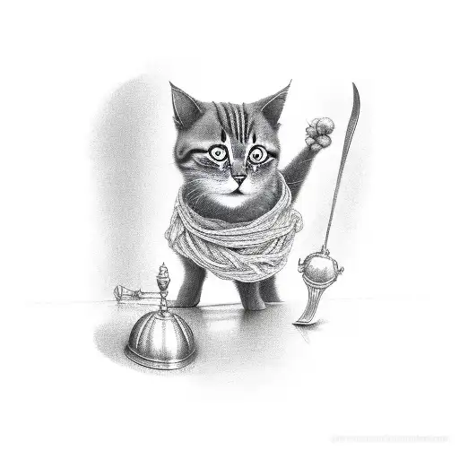 cats in the cradle and a silver spoon, little boy blue and a man on the moo  tattoo design idea
