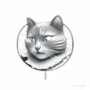 cats in the cradle and a silver spoon, little boy blue and a man on the moo  tattoo design idea