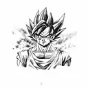 dragon ball z tattoo design idea