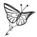 Solomon 4:7 in the wing of a butterfly  tattoo design idea