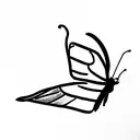 Solomon 4:7 in the wing of a butterfly  tattoo design idea