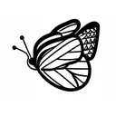 Solomon 4:7 in the wing of a butterfly  tattoo design idea