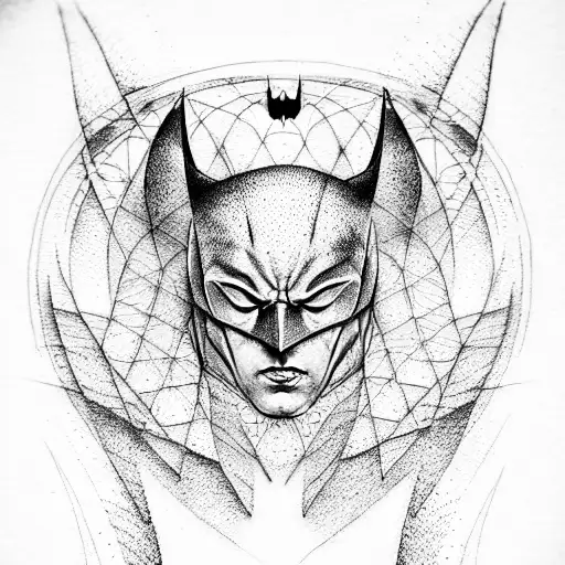 batman  tattoo design idea