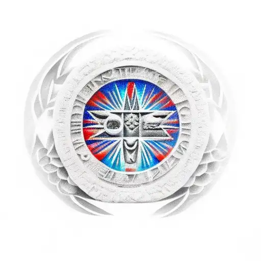 taino great seal tattoo design idea