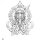 taino great seal tattoo design idea