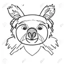 A koala and monkey  tattoo design idea
