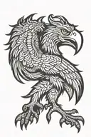 Albanian eagle. In the middle of the two headed eagle the map of Sri Lanka  tattoo design idea