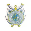 Emblem of Ukraine tattoo design idea