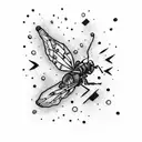 last of us fireflies tattoo design idea