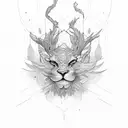 ster tattoo design idea