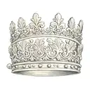 roman crown tattoo design idea