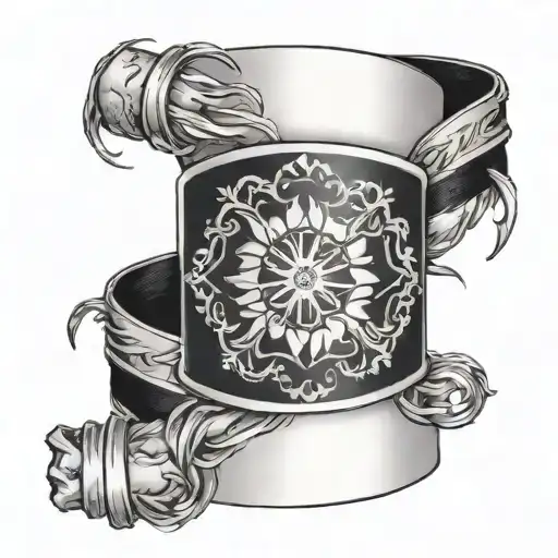 harsh north cold armband  tattoo design idea