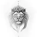 Aslan tattoo design idea