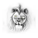 Aslan tattoo design idea