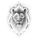 Aslan tattoo design idea