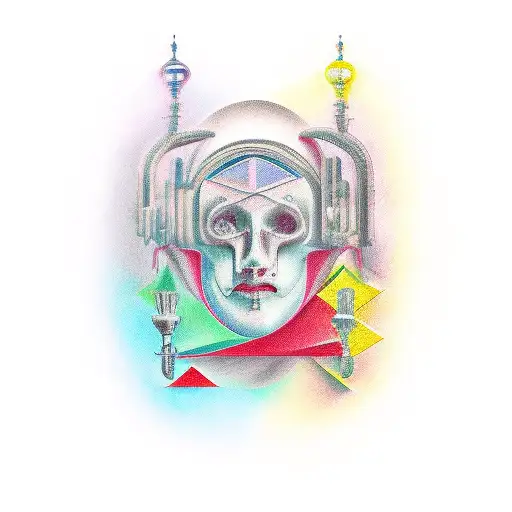 art deco tattoo design idea