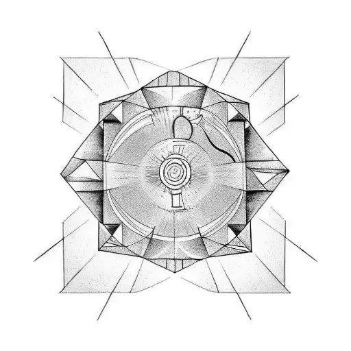 art deco tattoo design idea