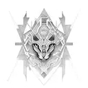 art deco tattoo design idea