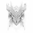 art deco tattoo design idea