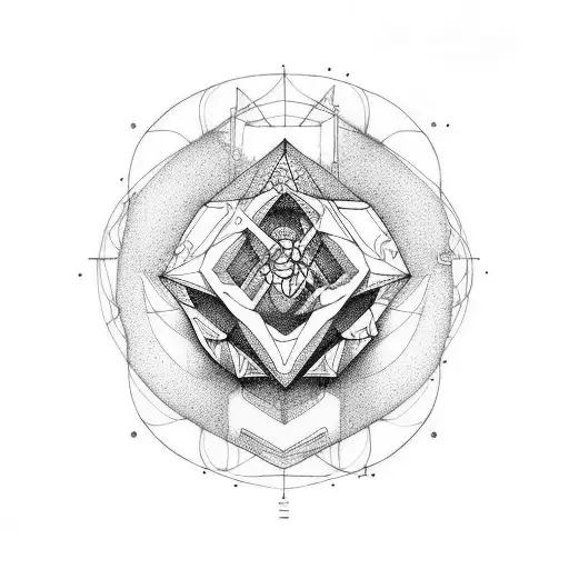 Philosophical anatomy tattoo design idea