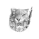 Desert rangers tattoo design idea