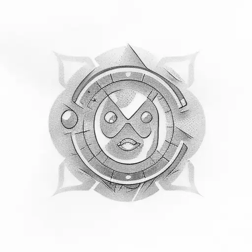 speech bubble citation kiss tattoo design idea