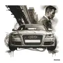 audi tattoo design idea