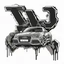 audi tattoo design idea
