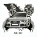 audi tattoo design idea