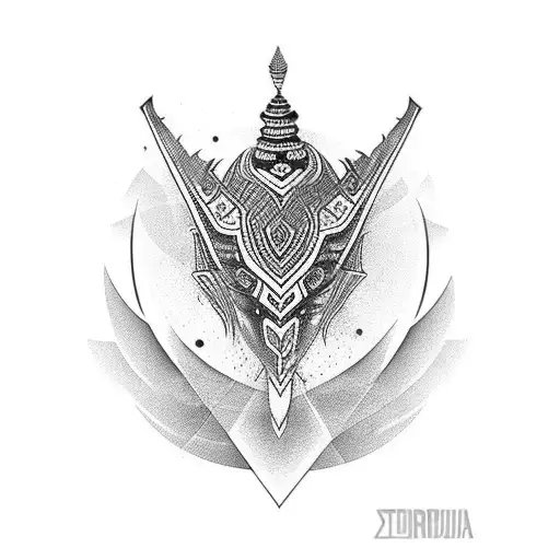 rudra tattoo design idea