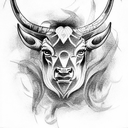 minotaur tattoo design idea