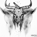 minotaur tattoo design idea