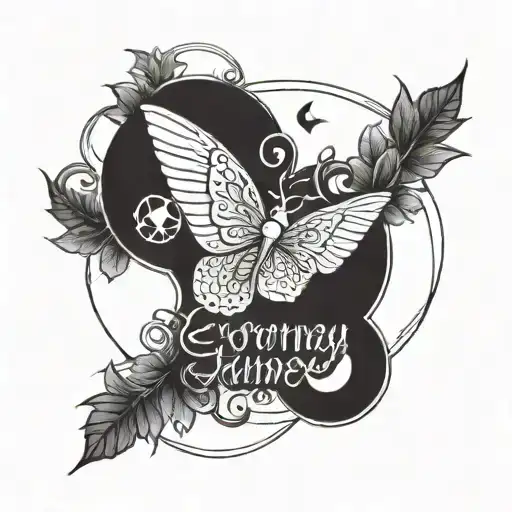 enjoy the journey tattoo design idea