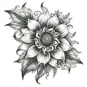 sol argentino tattoo design idea