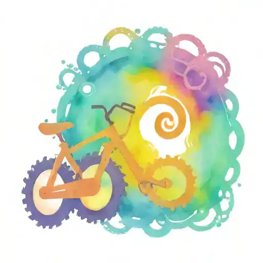 pearl jam bicycle chain tattoo design idea