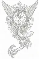 awarness acceptance surrender  tattoo design idea