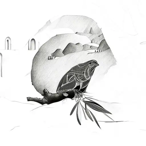  olive tree tattoo design idea