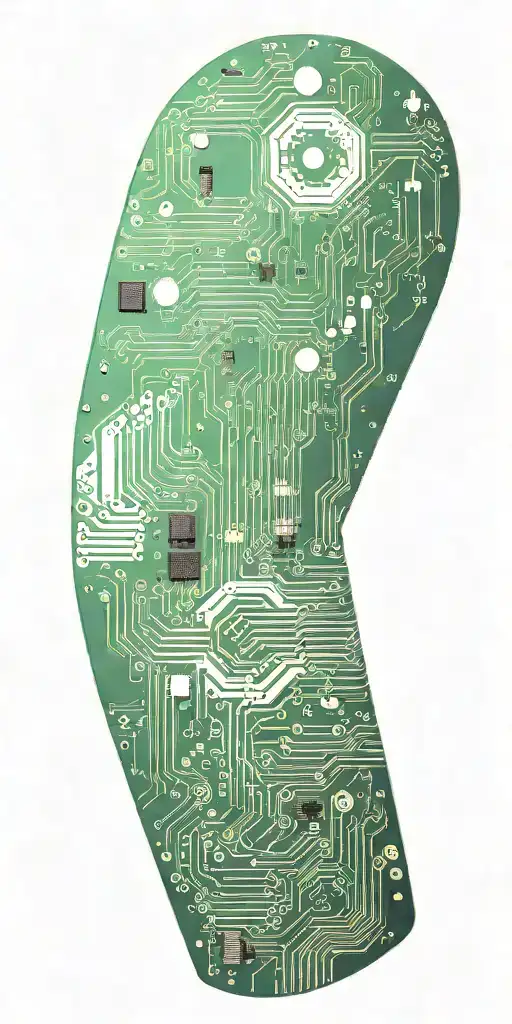 printed circuit board traces, processors, and binary code tattoo design idea