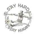 a scarecrow lying faceground with text above "Stay Hard, Stay Hungry, Stay Alive"  tattoo design idea