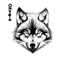 angry wolf tatoo tattoo design idea