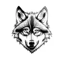 angry wolf tatoo tattoo design idea