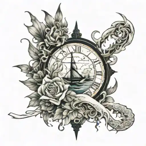 lyrics of a favorite song "my atlantis we fall" tattoo design idea