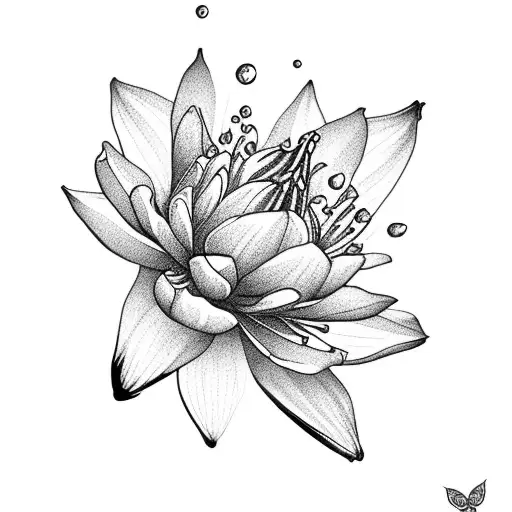 71 Simple Water Lily Tattoo Designs & Meanings - TattooGlee | Water lily  tattoos, Lily tattoo, Lily tattoo design