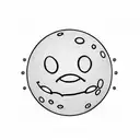 Smiley face with globe tattoo design idea